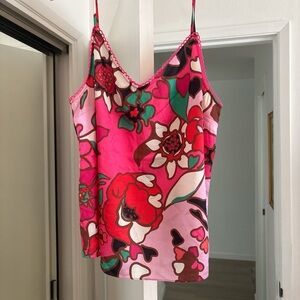 Ted Baker Pink and Red Floral Camisole